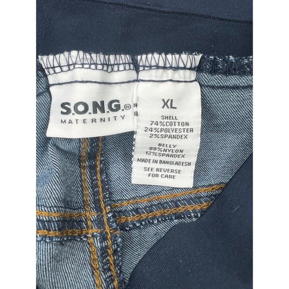 S.O.N.G. Maternity Curvy Slim Fit Denim Jeans M/XL - Picture 4 of 13